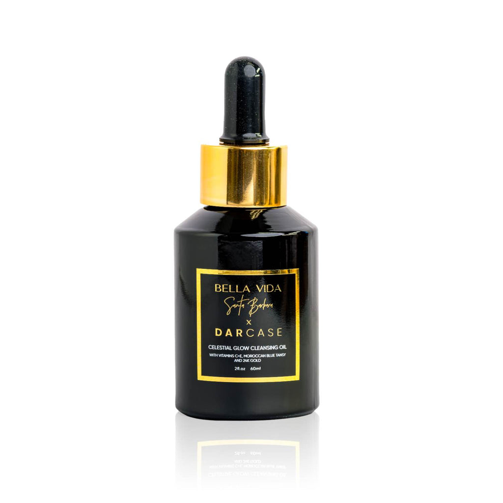 Celestial Glow Cleansing Oil with Vitamin C, 24k Gold and Moroccan Blue Tansy