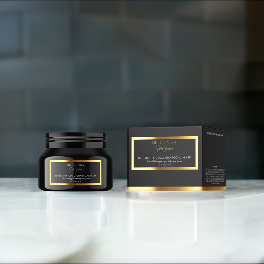 Blueberry Coco Charcoal Mask backbar