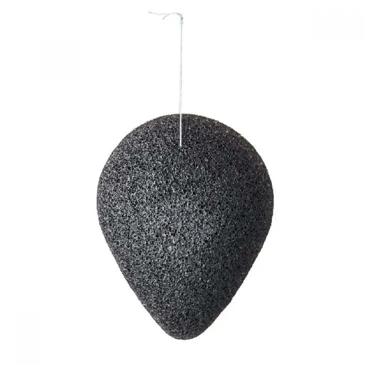 Exfoliation: Natural Konjac Facial Sponge Charcoal infused